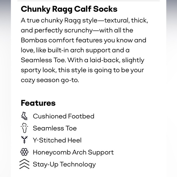 Bombas chunky ragg calf socks - Picture 11 of 13